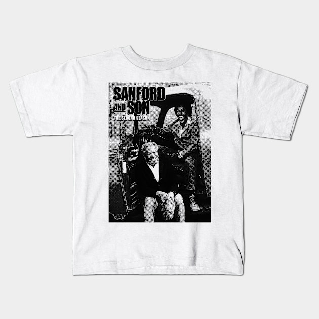 Sanford And Son Retro Vintage IX Kids T-Shirt by Bakul Jenang